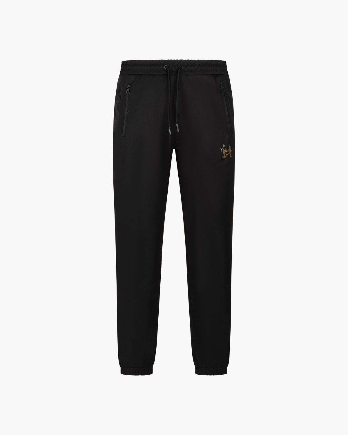 Perez Trackpants, Black/Gold, hi-res