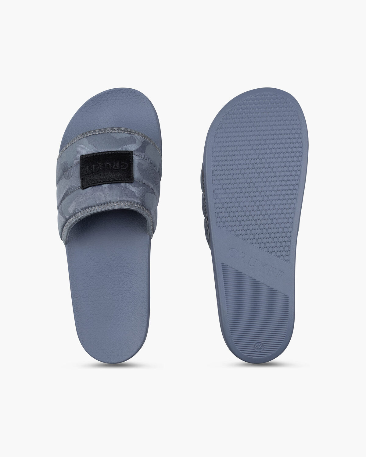 Quilted slide, Grey, hi-res