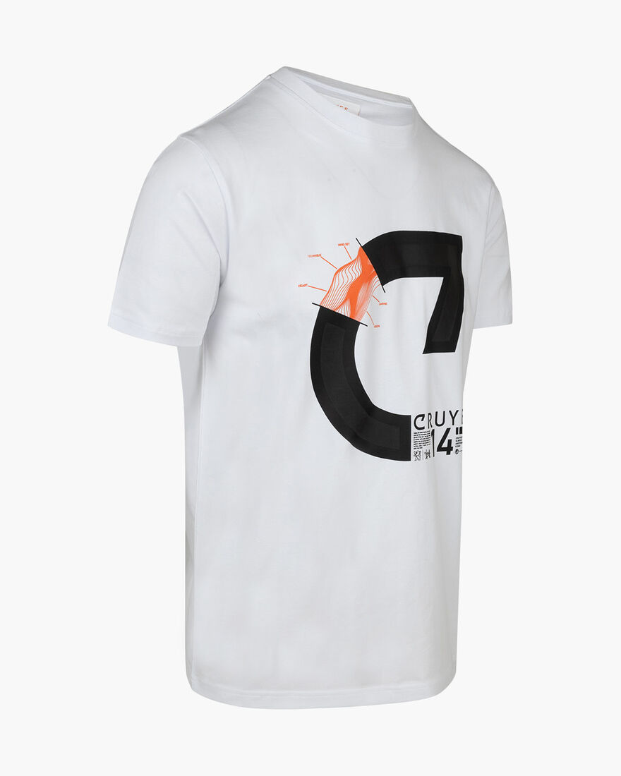 Alan SS Tee - 95% Cotton 5% Elastane, White, hi-res