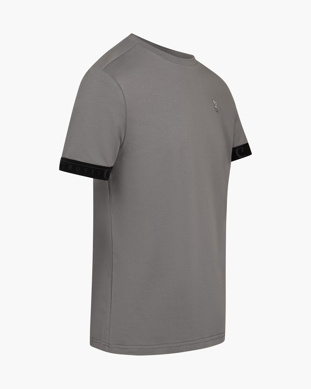Quartz Cotton Tee, Charcoal Grey, hi-res