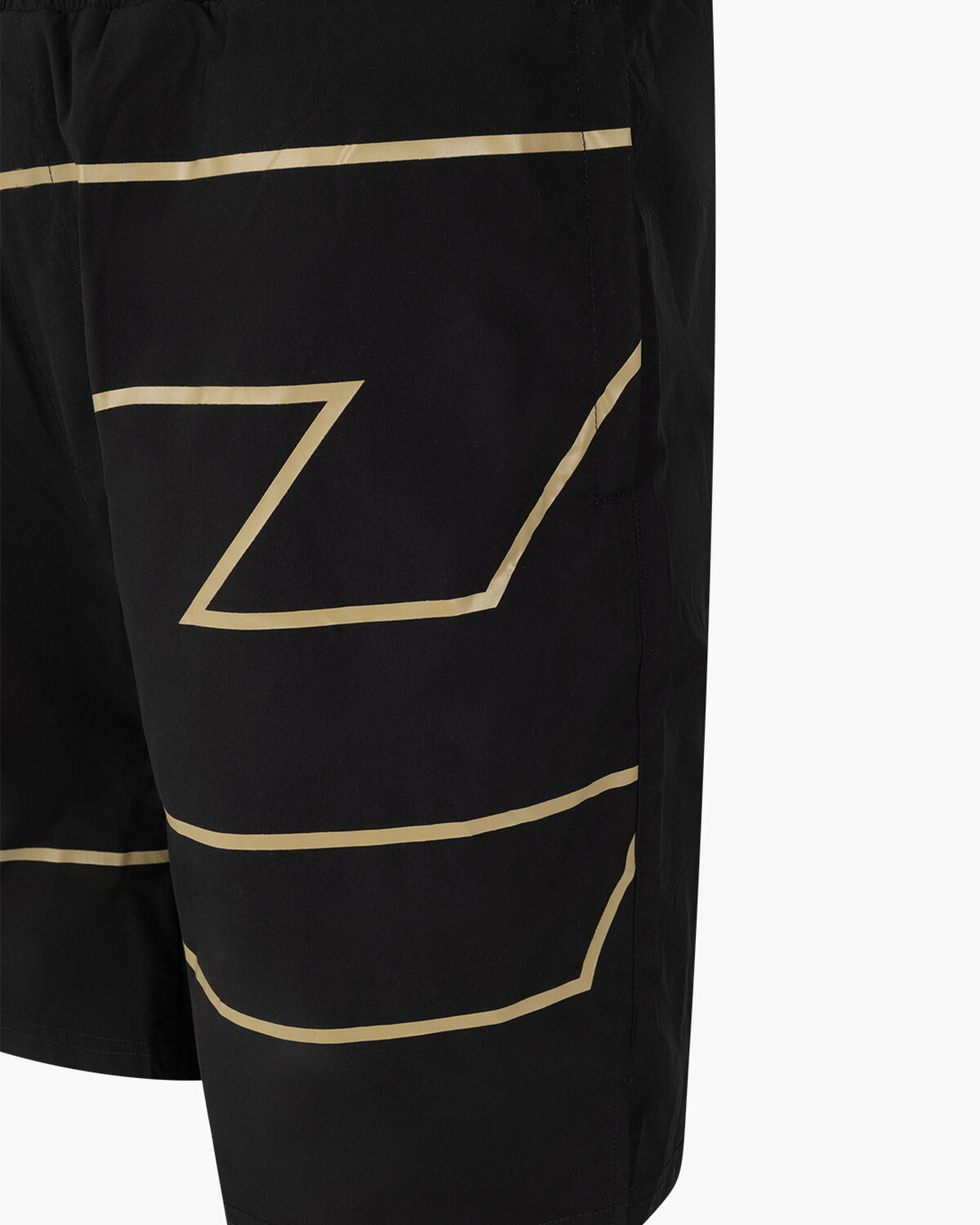 Boxsta Swimshort, Black/Gold, hi-res