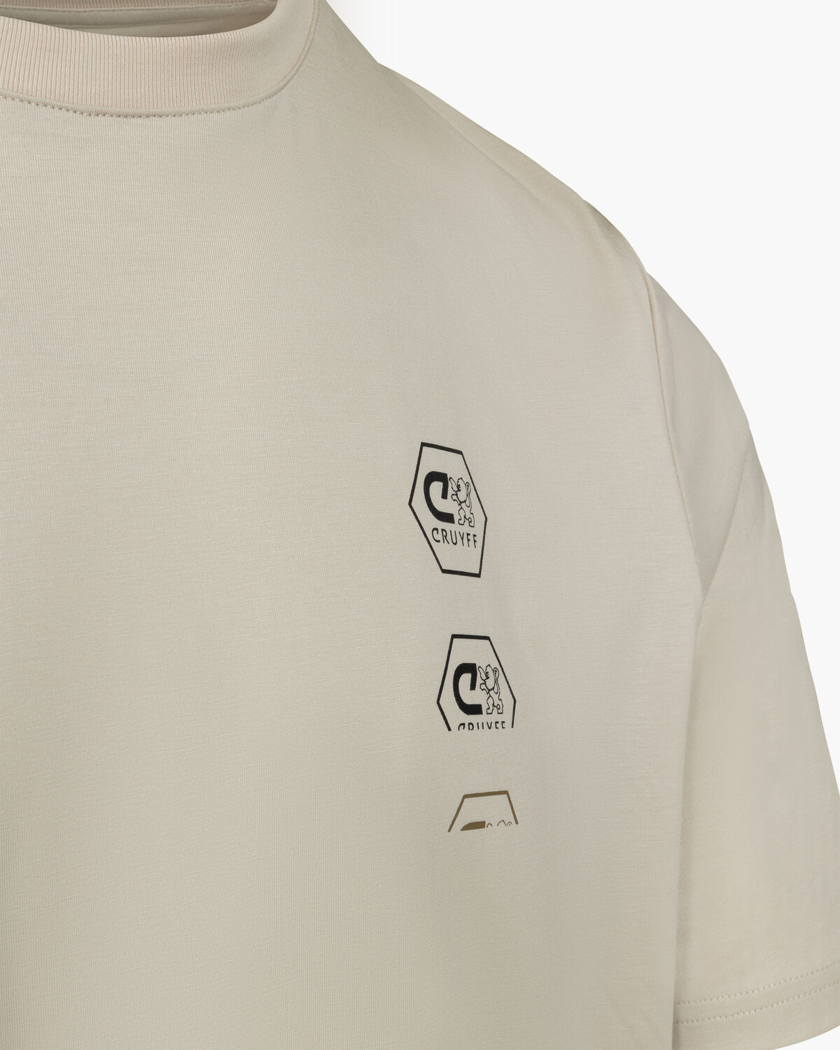 C-Lion Back Graphic Tee, White/Orange, hi-res