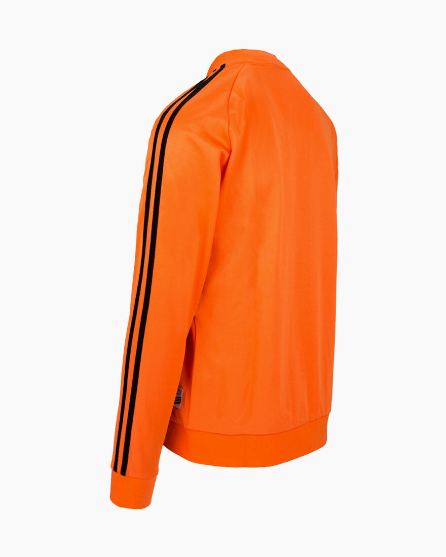 Adidas track top orange clearance