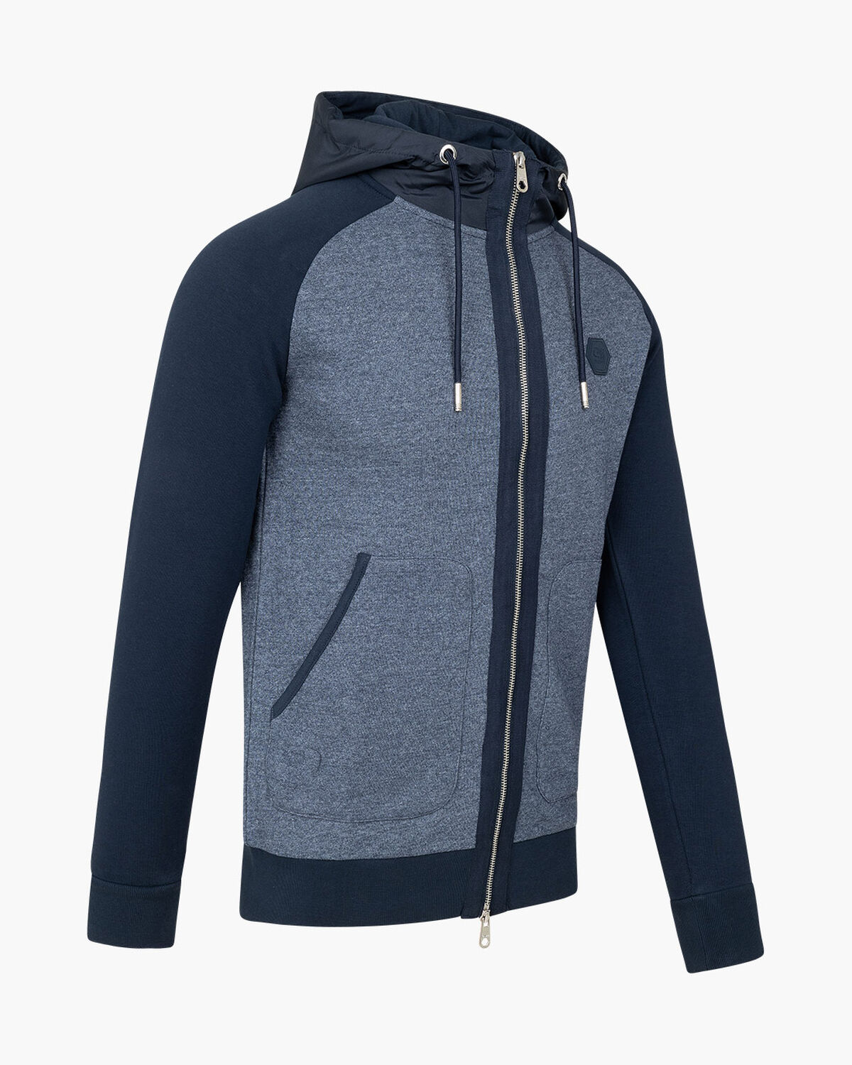 Galanzo FZ Track Top - 65% Polyester / 35% Cotton, Navy, hi-res