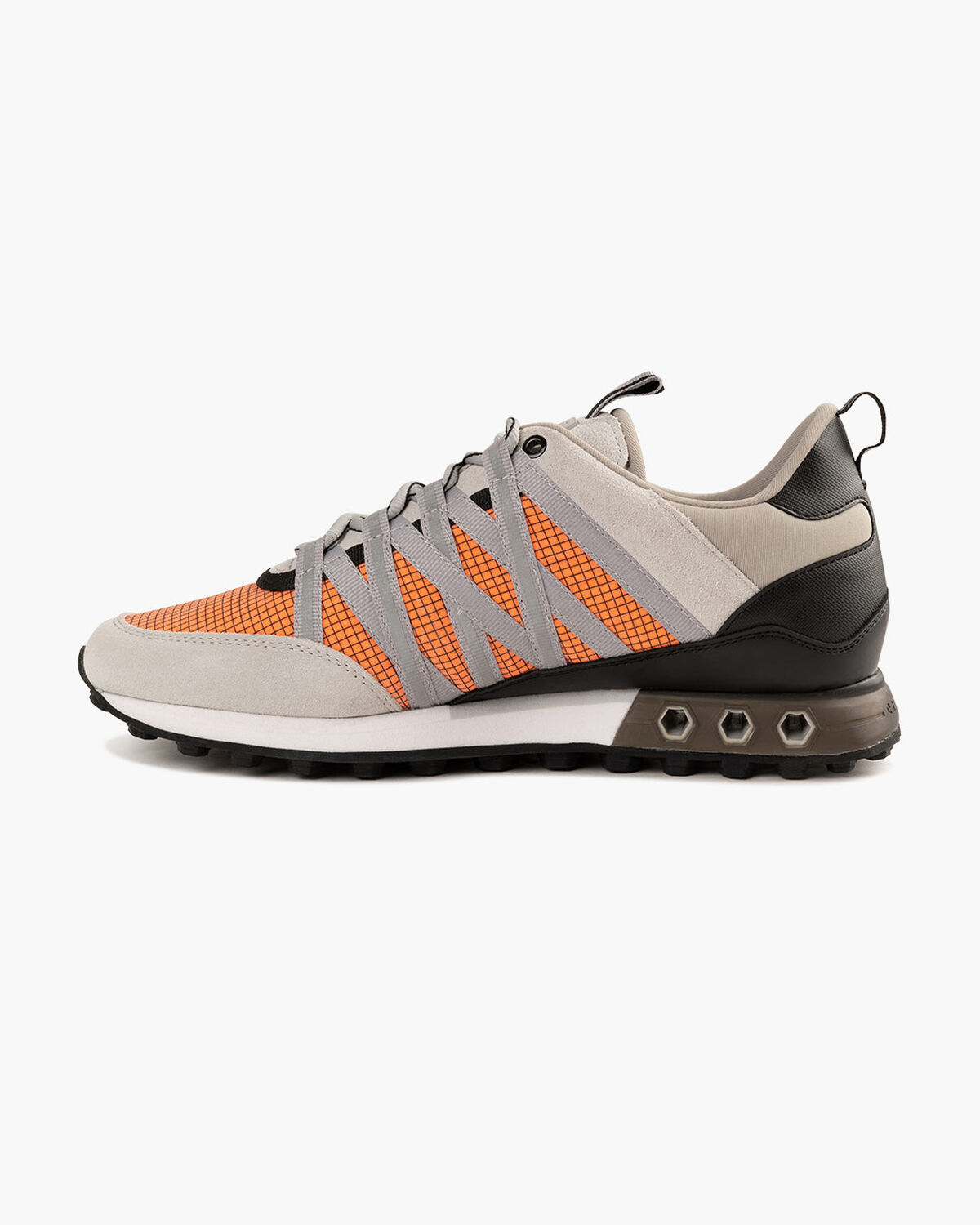 Fearia Hex - Grid Ripstop/Suede, Grey/Orange, hi-res