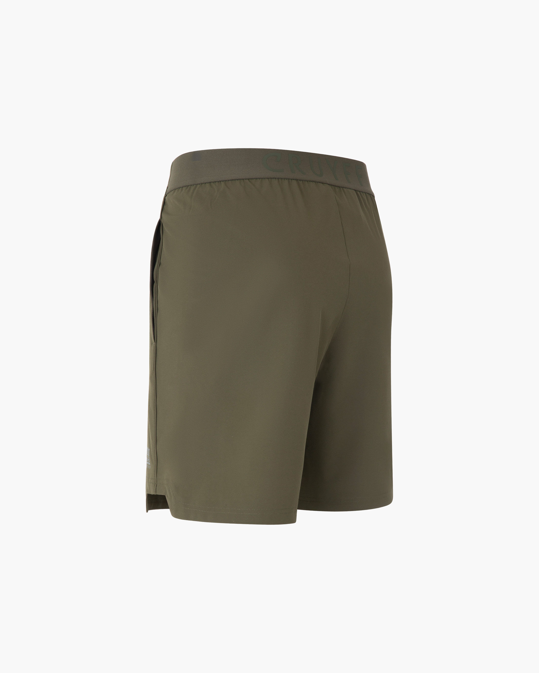 Army green running shorts 2025