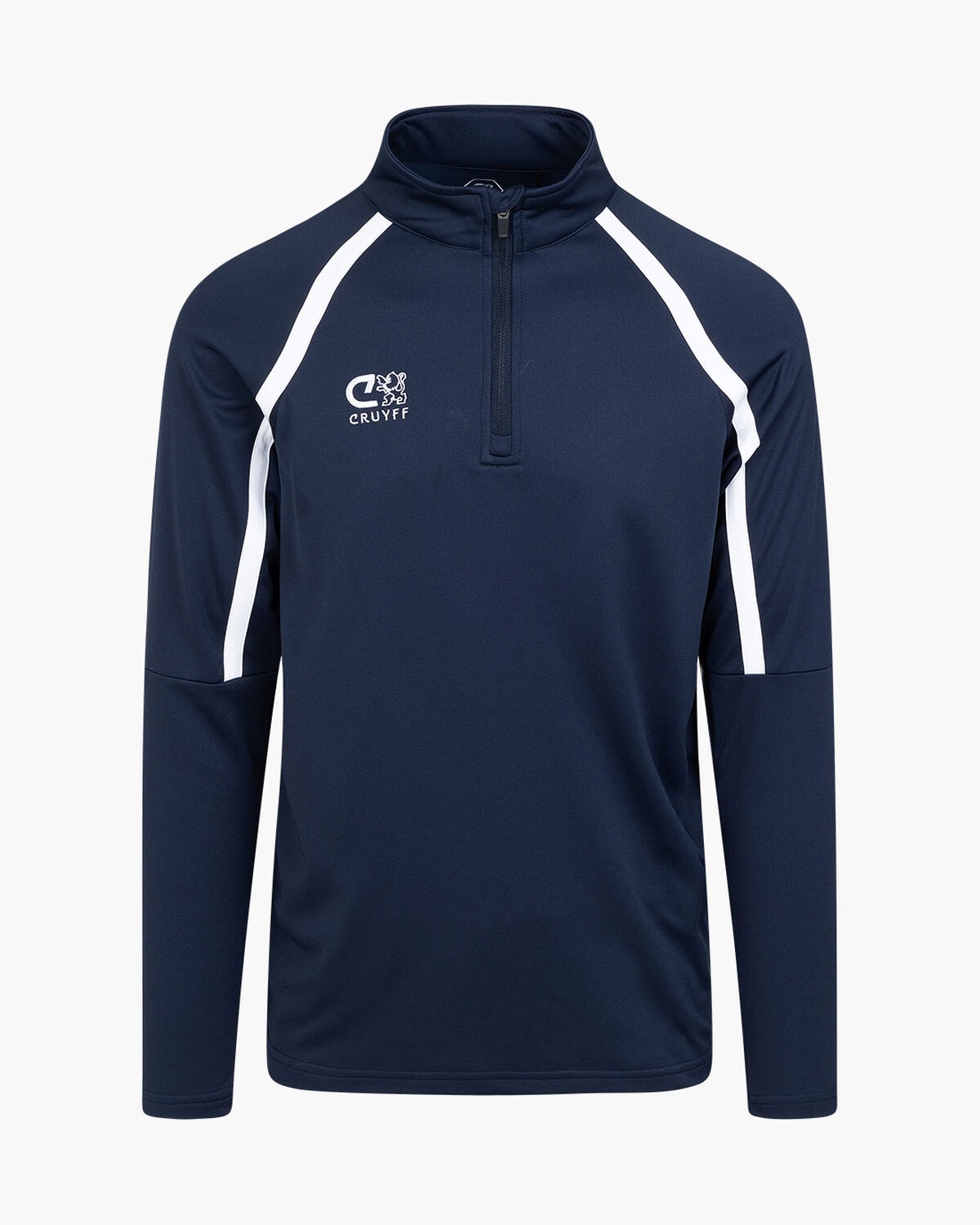 Cruyff Tech Turn Half Zip Seni, Navy/White, hi-res