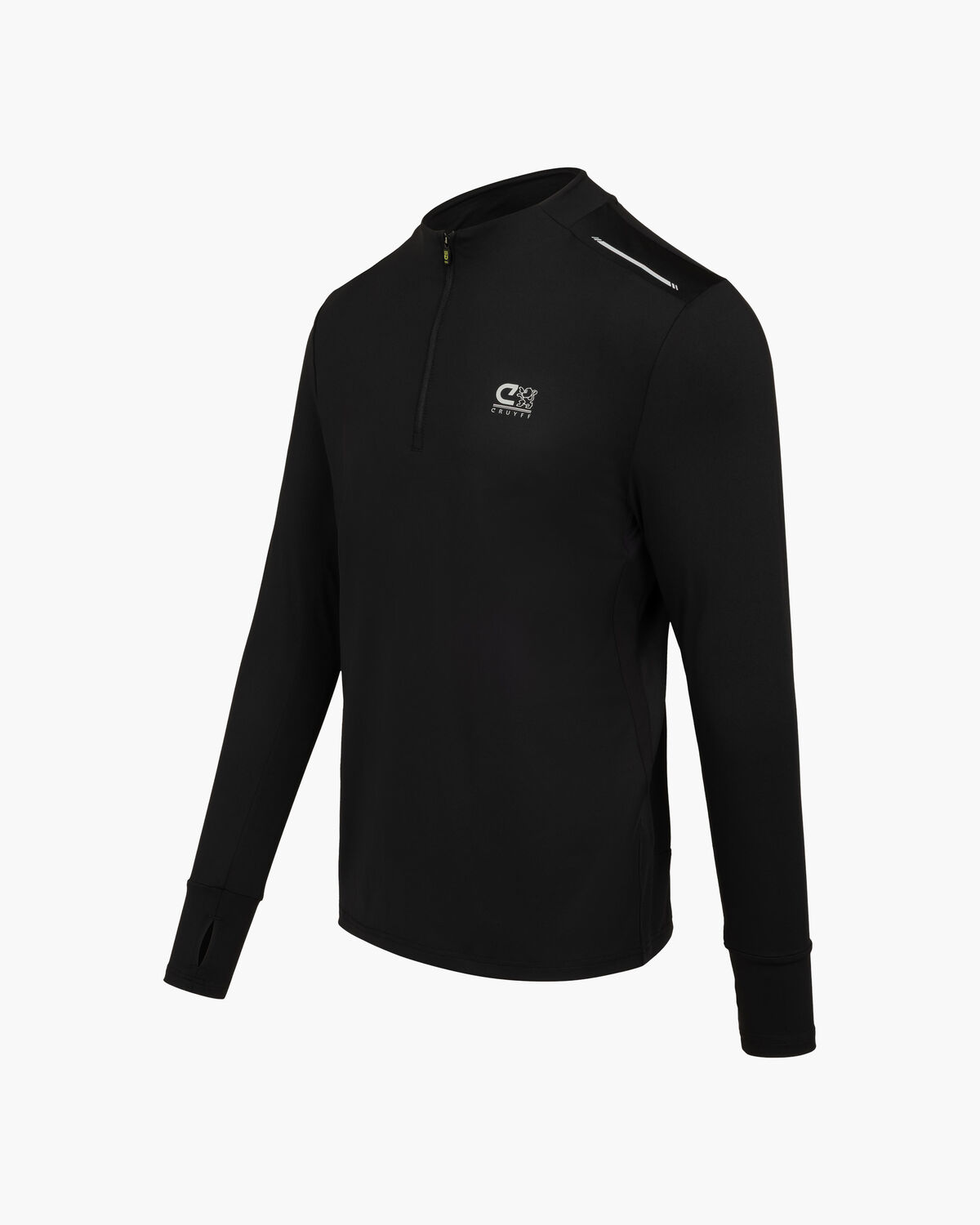 Ametrine 1/4 Zip Top, Black, hi-res