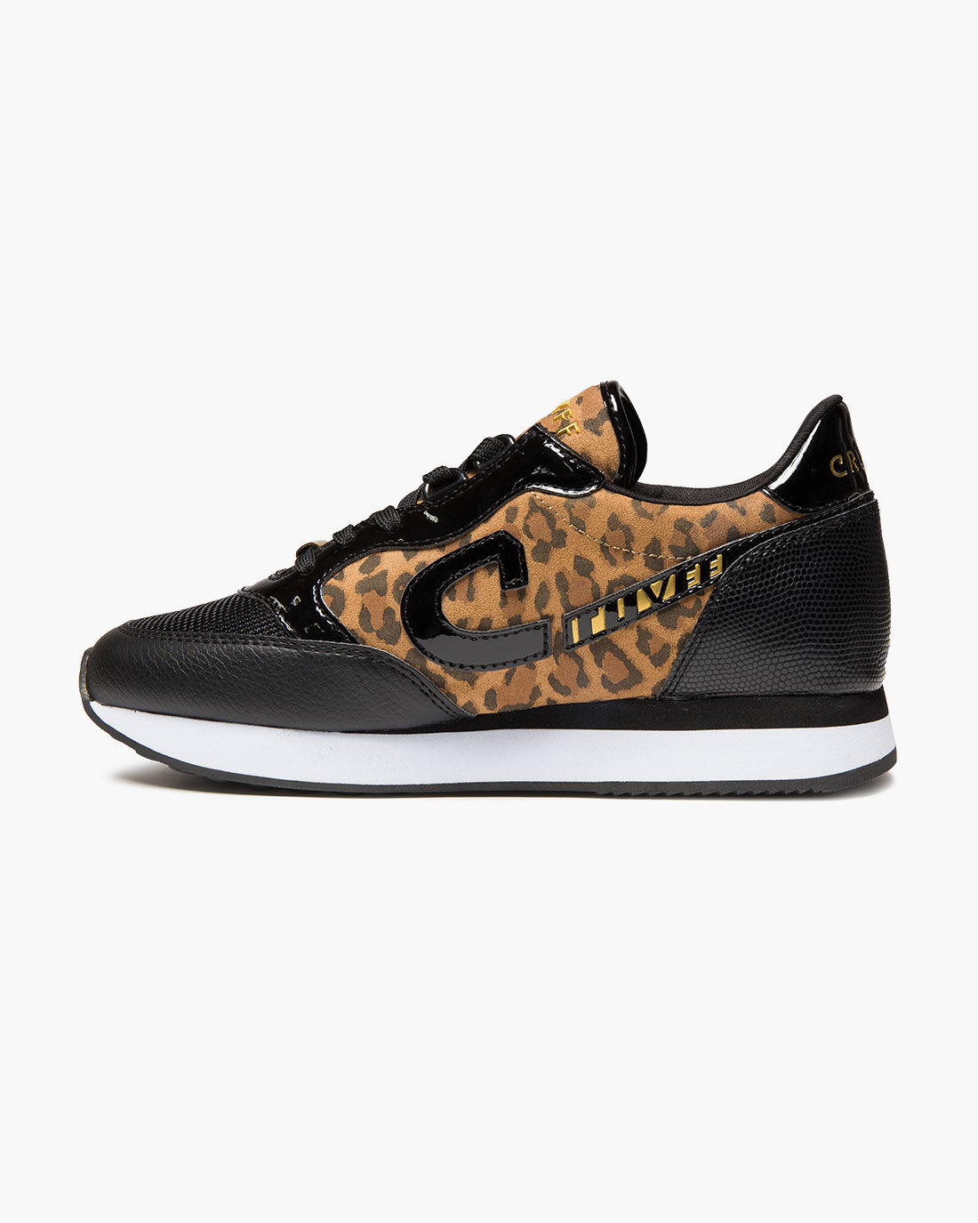 Zwarte sneakers top dames cruyff