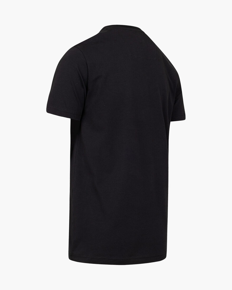 Alan SS Tee - 95% Cotton 5% Elastane, Black, hi-res
