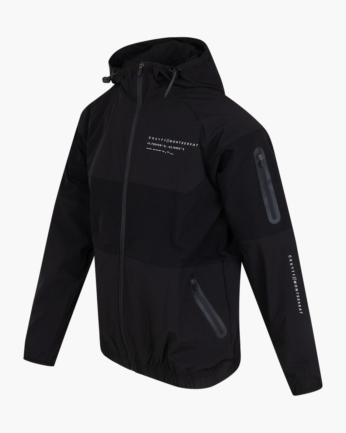 Mantel Track Jacket, Black, hi-res