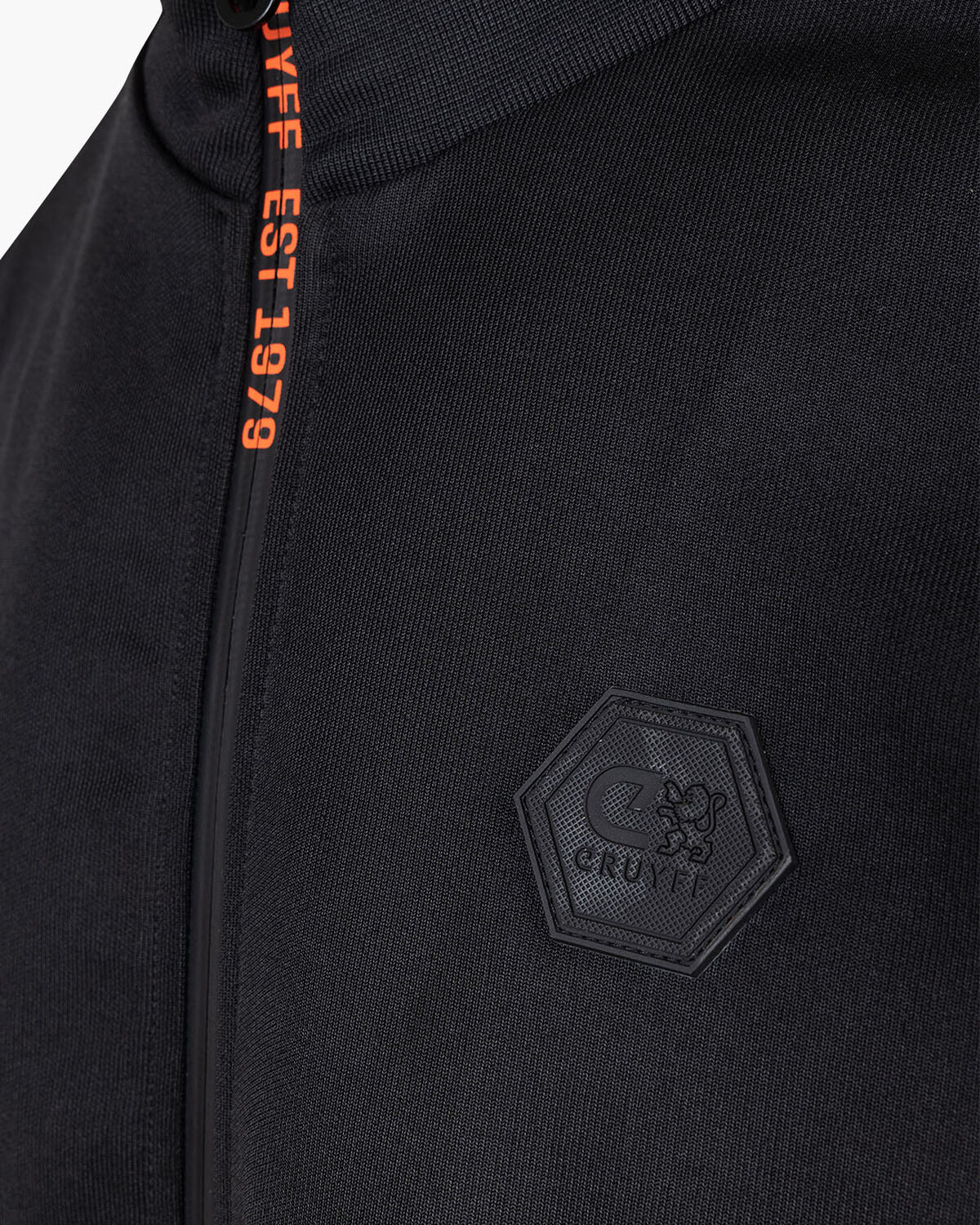 Rafael Track Top - 65%Polyester 35%Cotton, Black, hi-res
