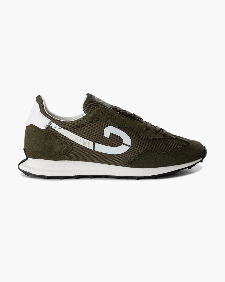 Londra Walk - Suede/Nylon, Dark green, hi-res