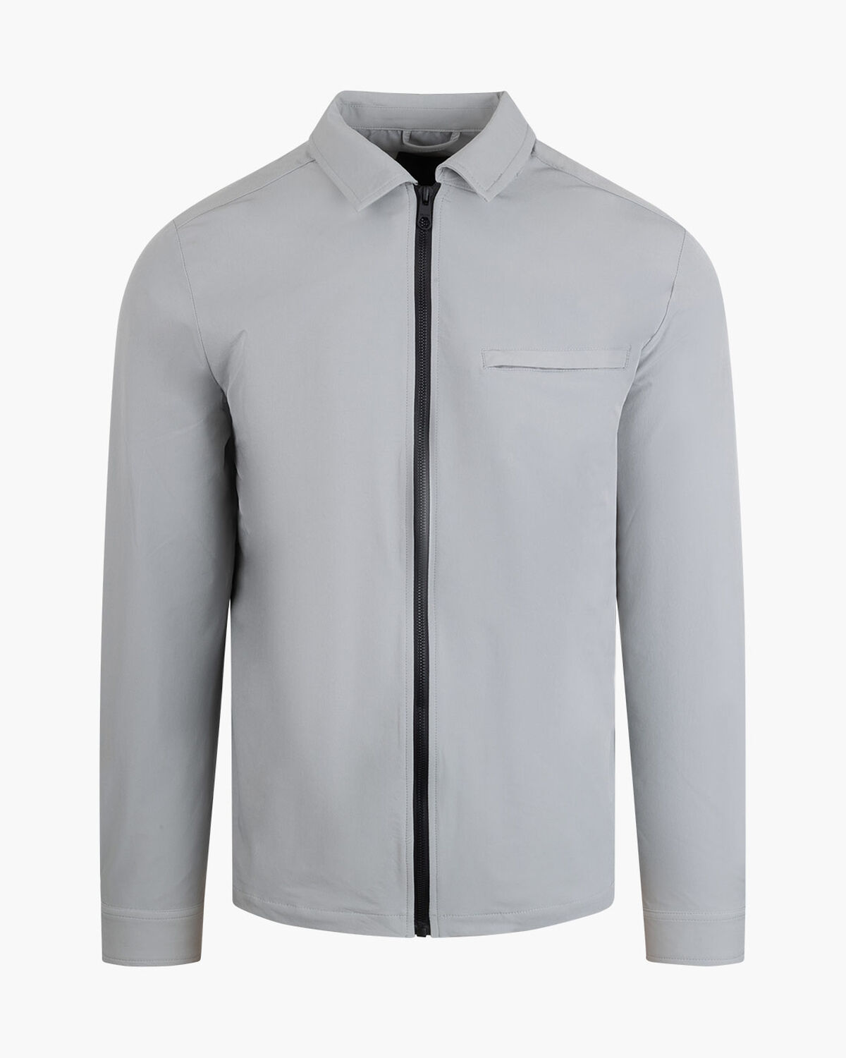 Papery Overshirt, Light Grey, hi-res