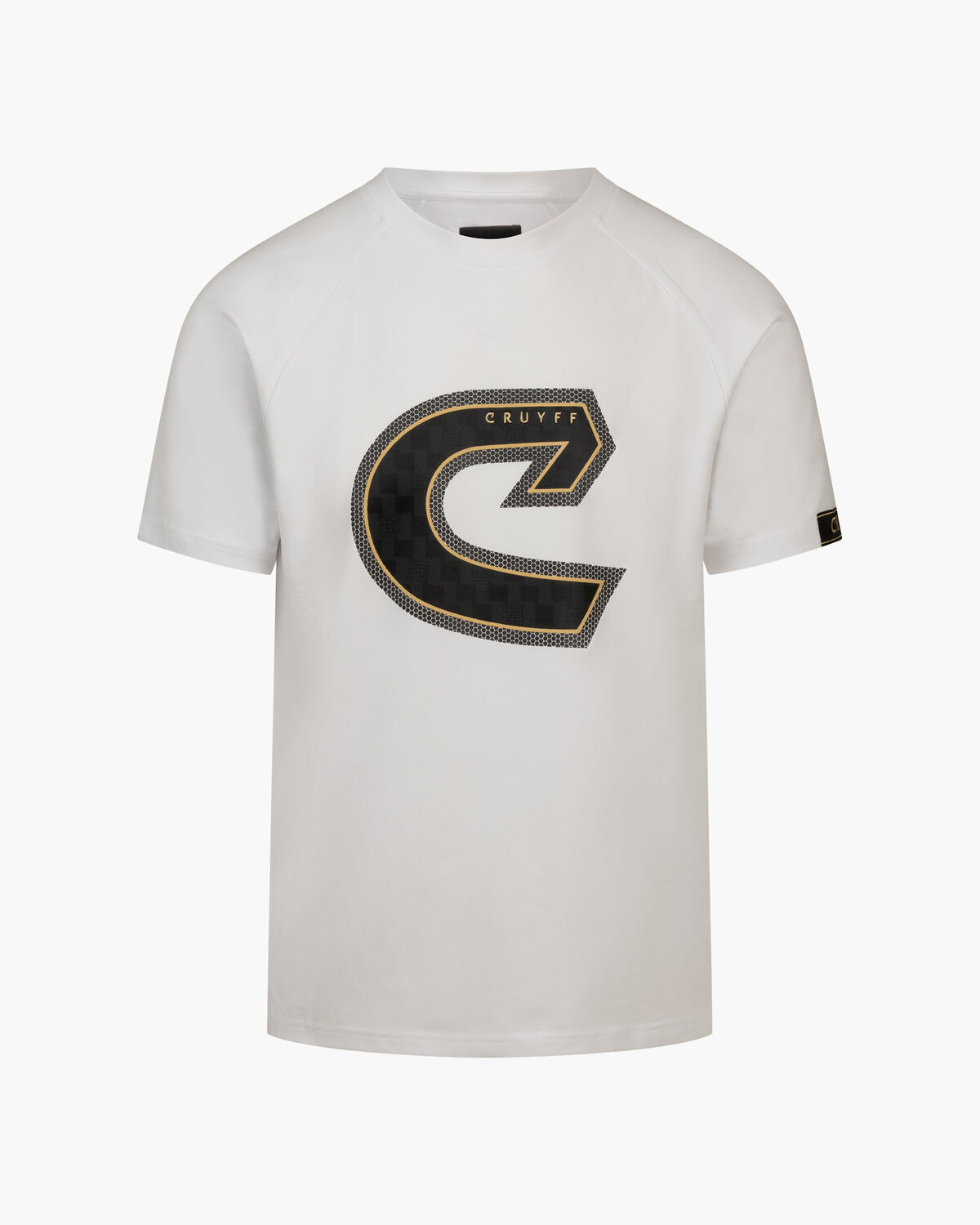 C-Tee, White/Gold, hi-res