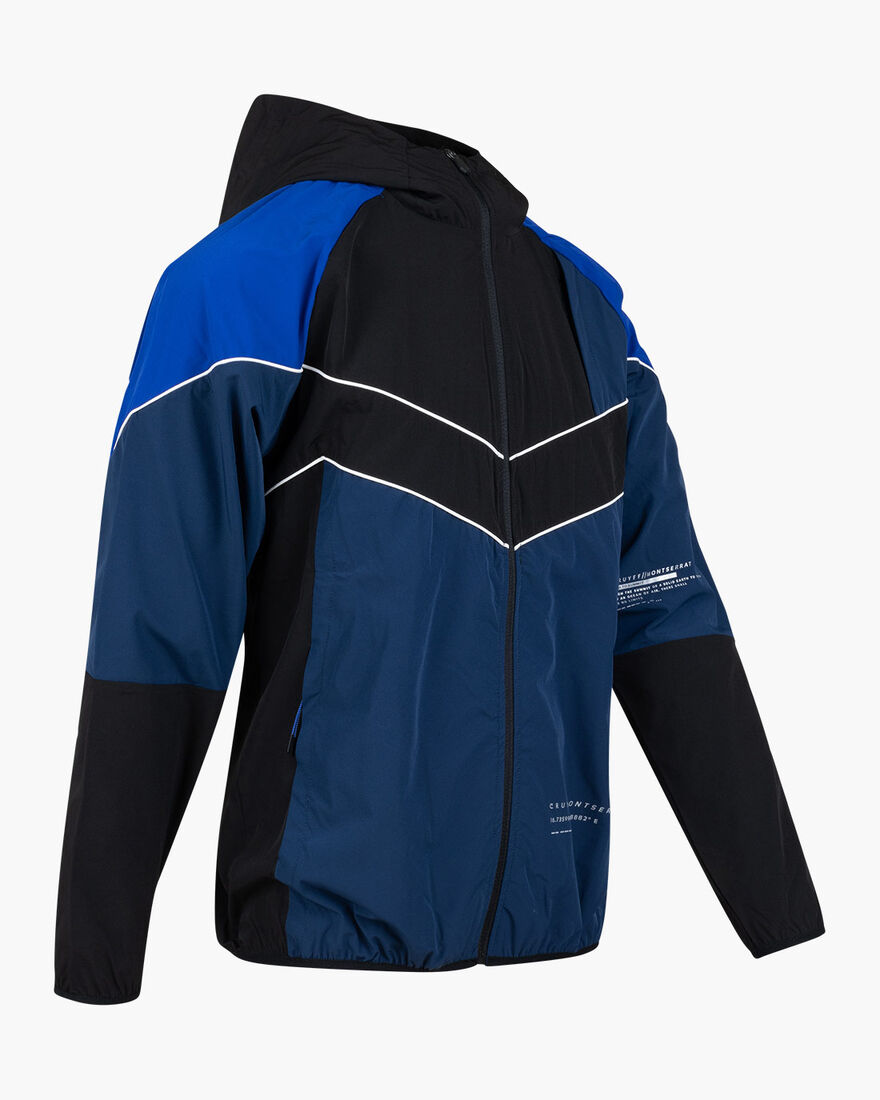 Monsterrat Salvador Tracktop - 95%Nylon 5%Elastane, Blue/Black, hi-res