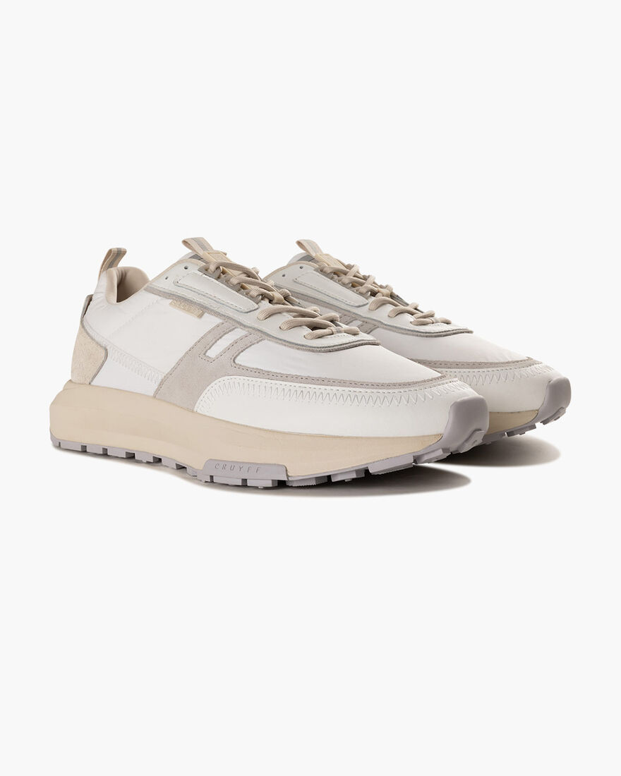 Ambruzzia - Crepe Nylon/Soft Leather, White/Miscellaneous, hi-res