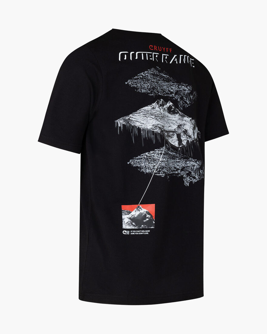Outerrange Tee, Black, hi-res
