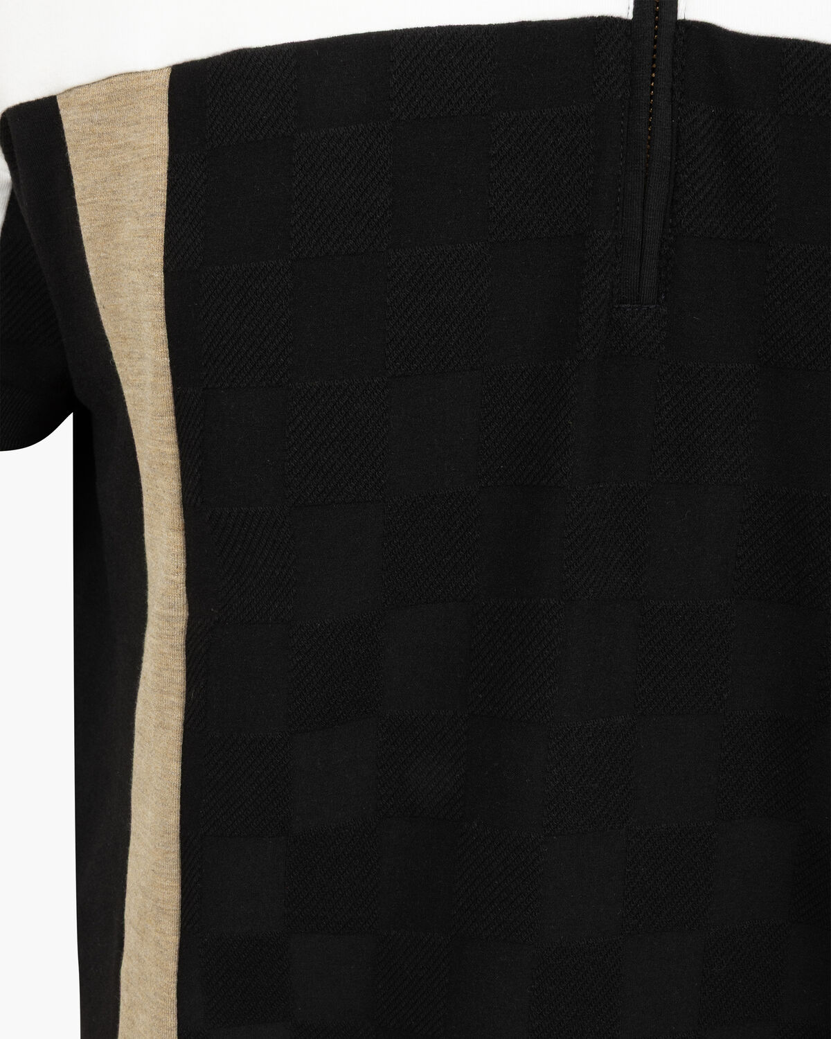 Check Polo, Black/Gold, hi-res