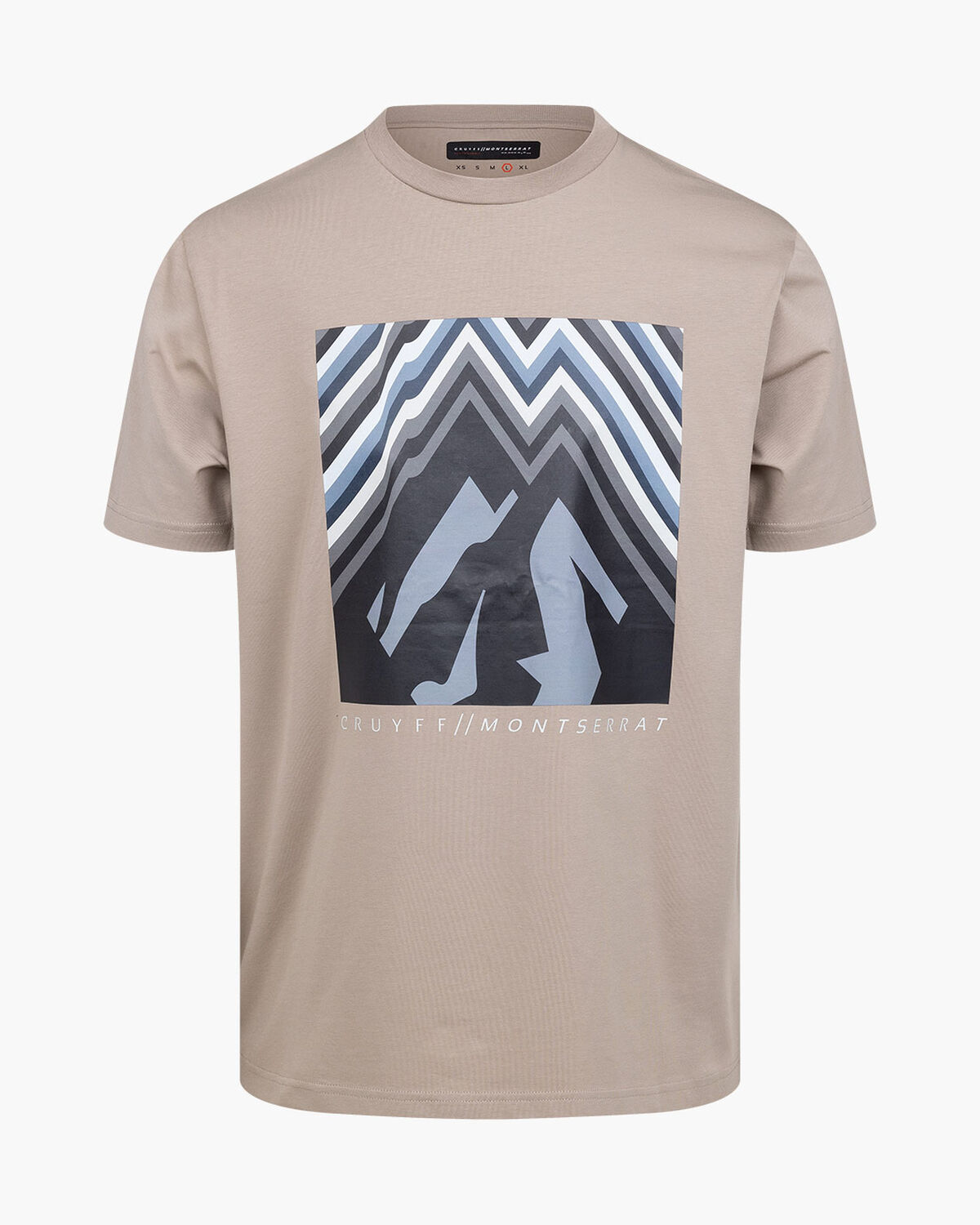 Montserrat Peak Tee - 95 %Cotton 5%Elastane, Sand, hi-res