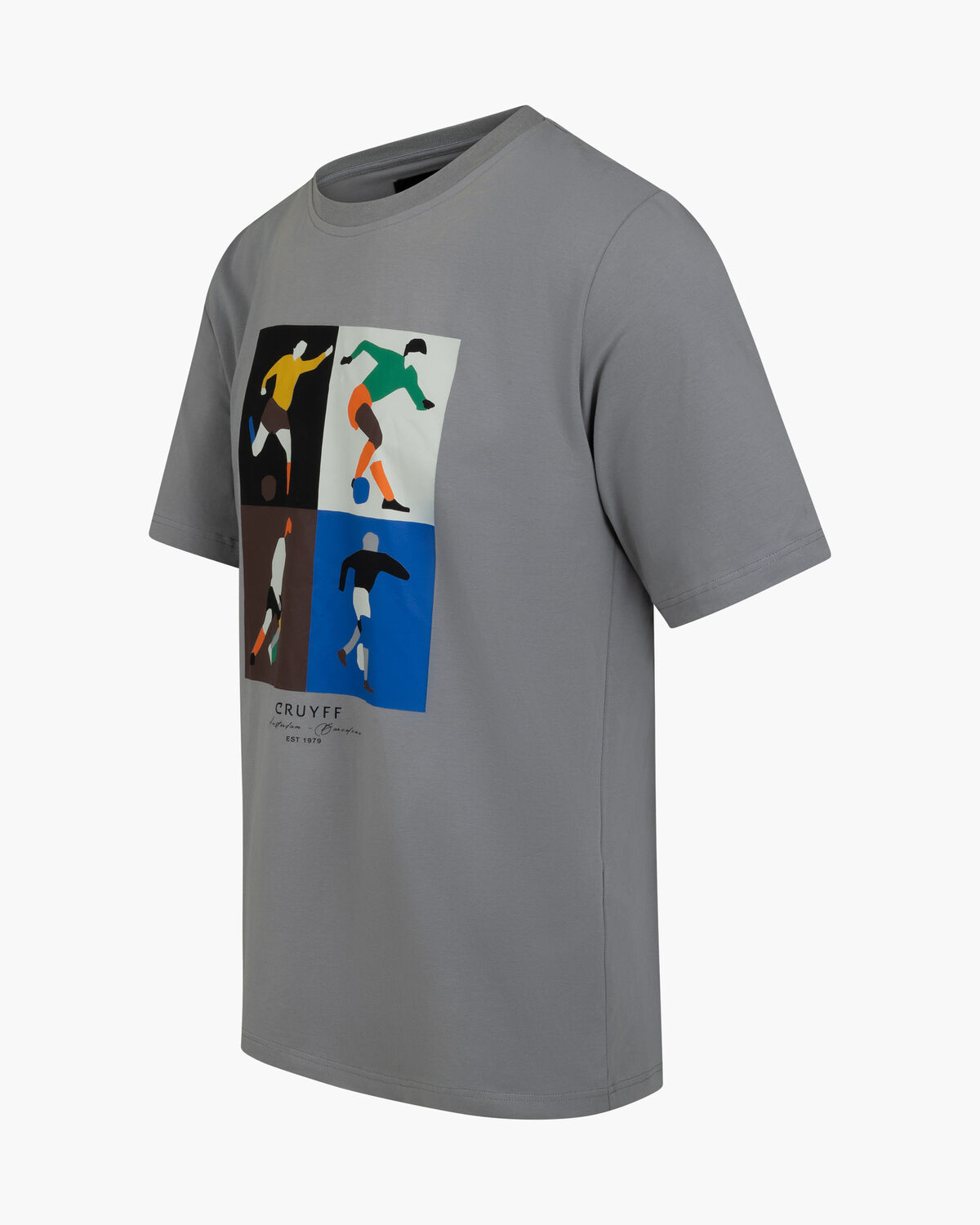 Cruyff Turn Tee, Ultimate Grey, hi-res