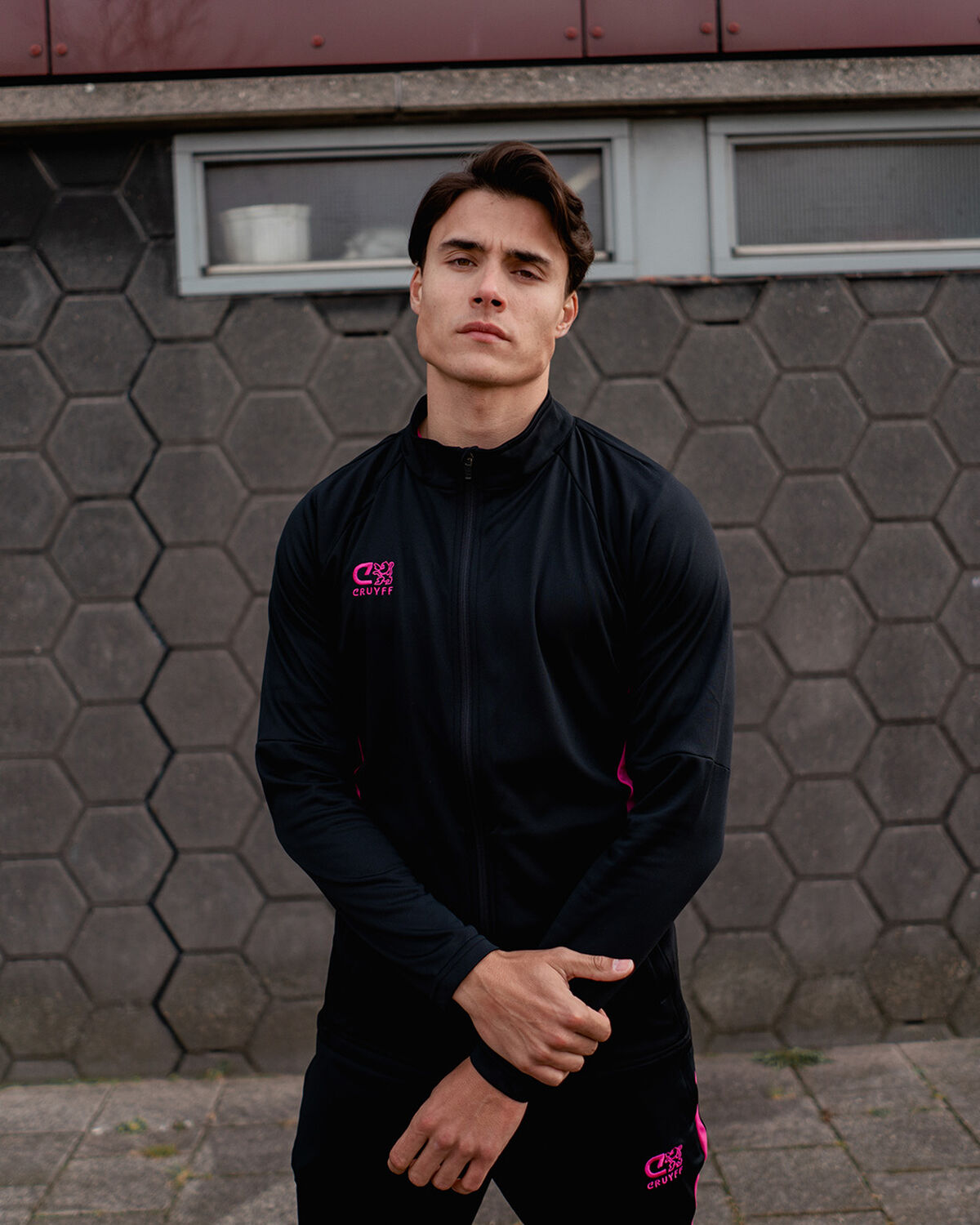 Cruyff Tech Turn Suit Senior, Black/Miscellaneous, hi-res