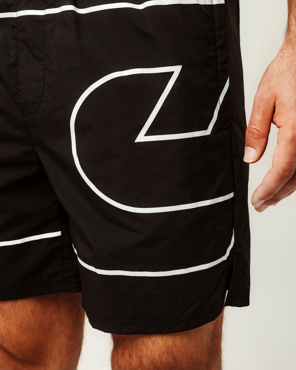 Boxsta Swimshorts, Black, hi-res