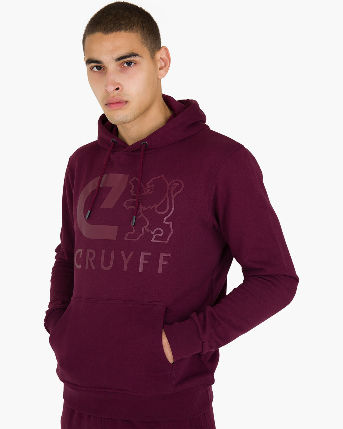 Hernandez Hoodie, Bordeaux, hi-res