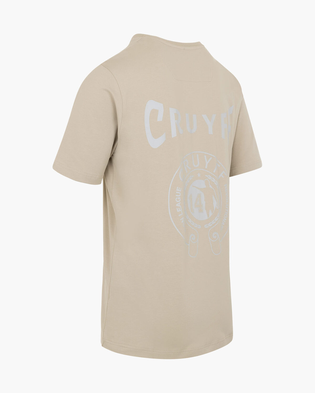 League Logo Tee, Sand/Yellow, hi-res