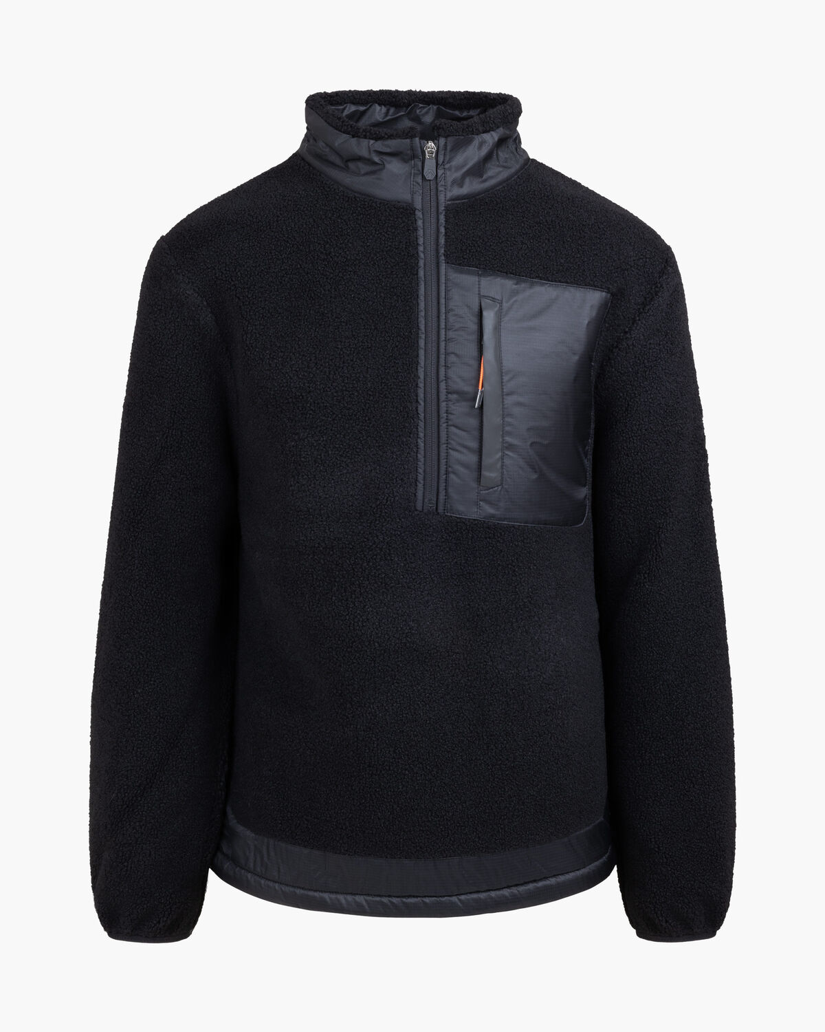 Retina Half Zip, Black, hi-res