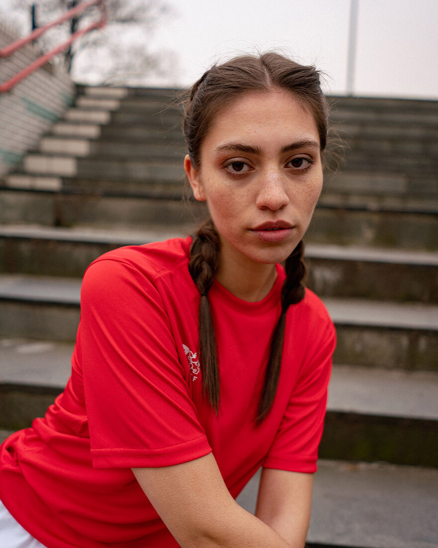 Cruyff Training Shirt Women, Red, hi-res