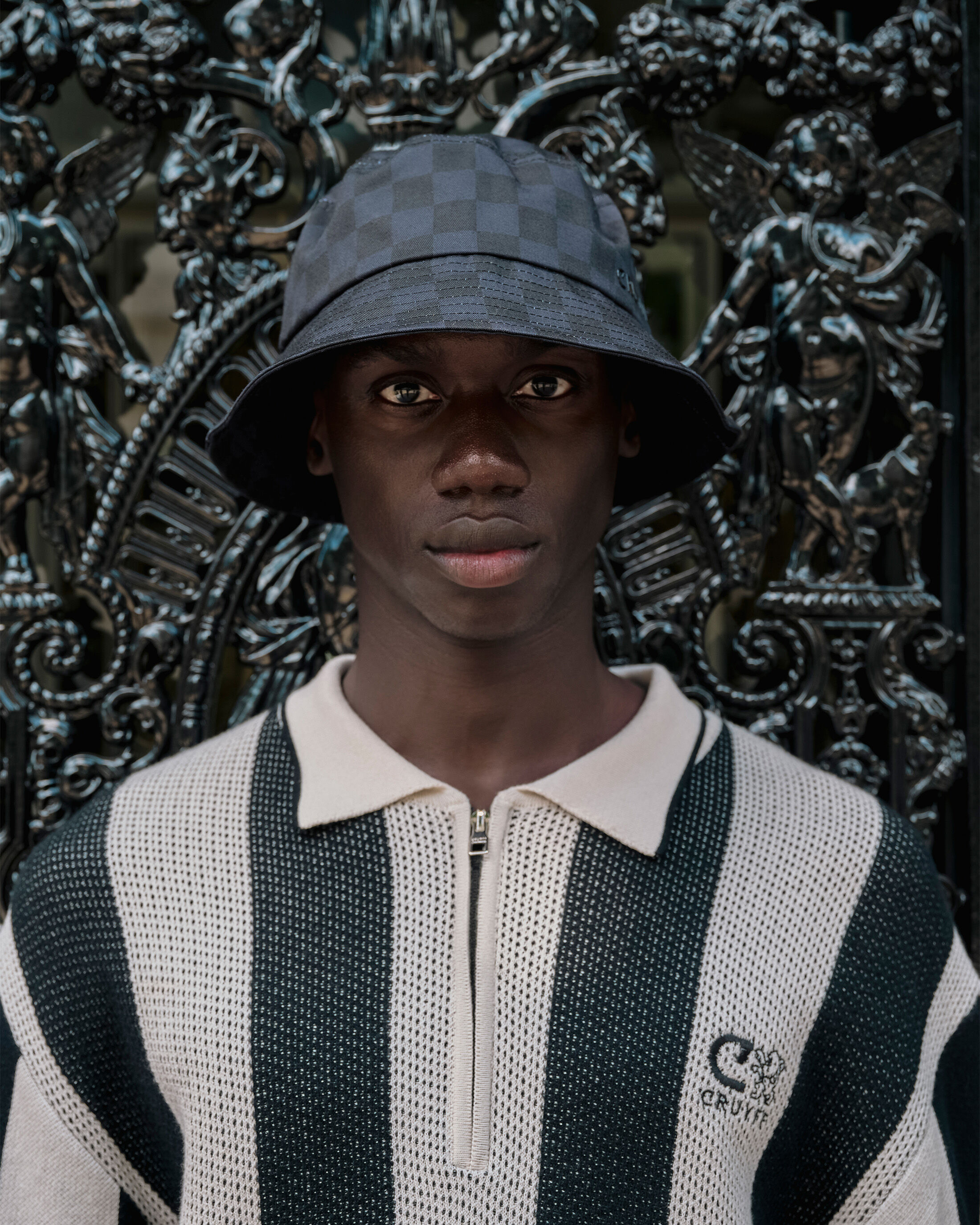 good enough×FINESSE checkered bucket hat Shop Check Bucket Hat | Official Cruyff UK Webshop