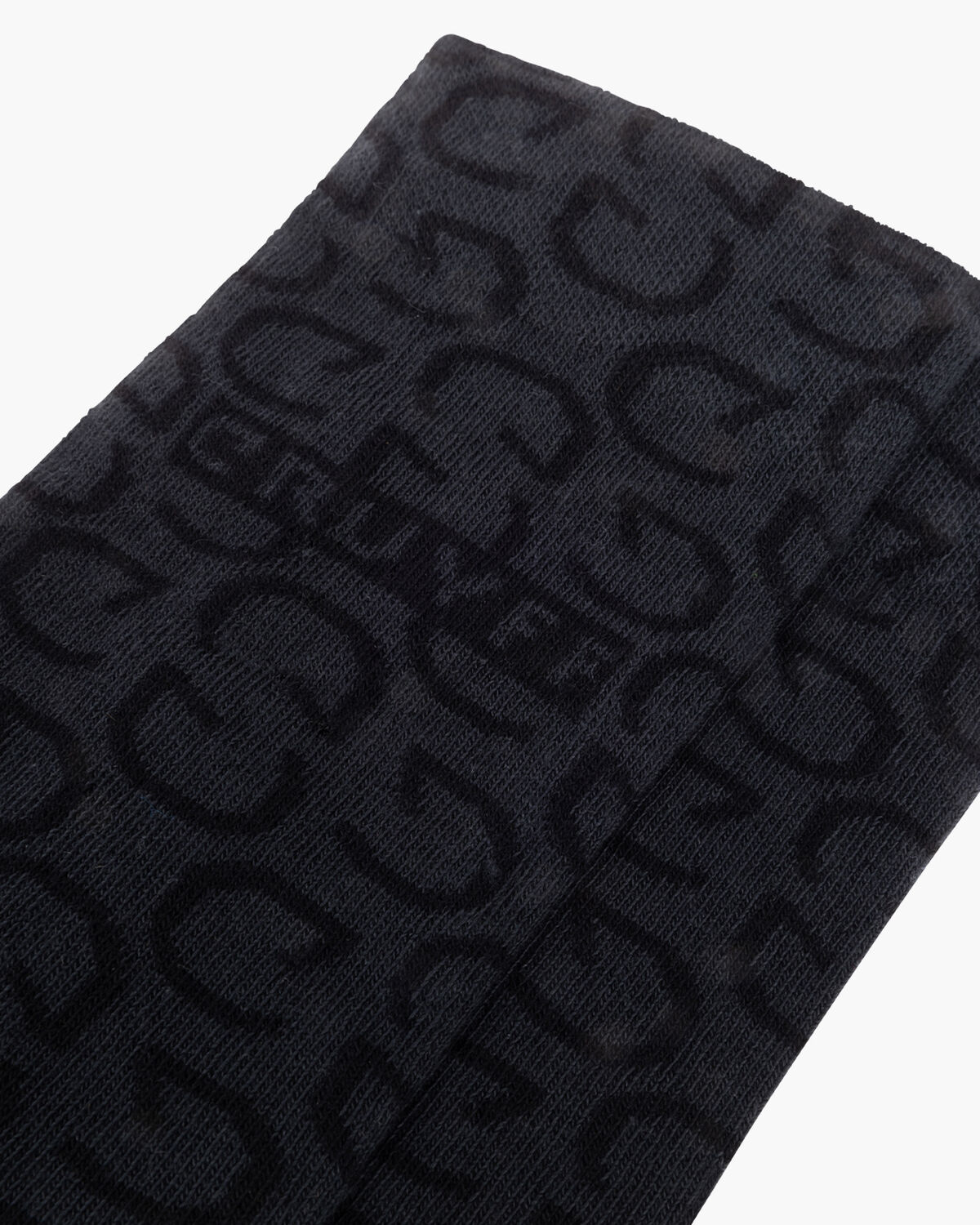 Monogram Socks, Black, hi-res