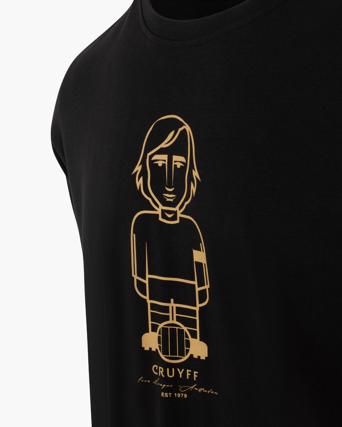 Cruyff Avatar Tee, Black/Gold, hi-res