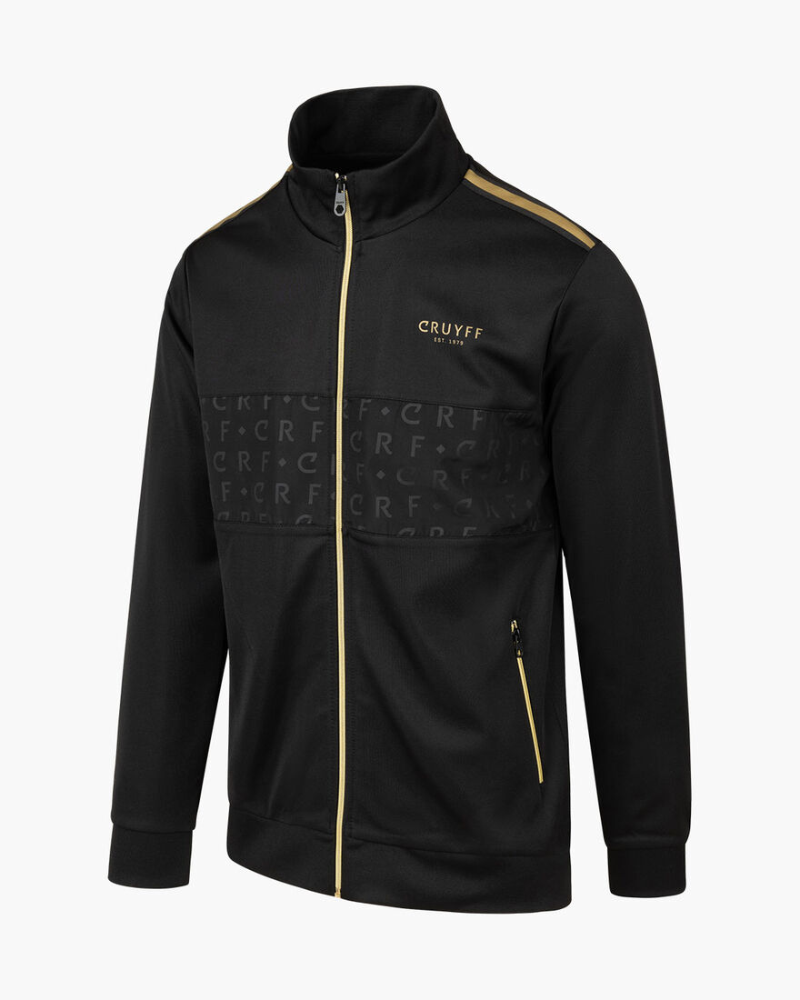Gregory Track Top - 65% Polyester 35 % Cotton, Black, hi-res