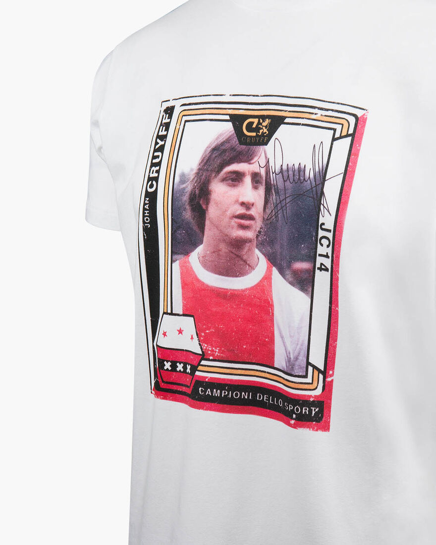 Cruyff Memorial Tee AMS, White, hi-res