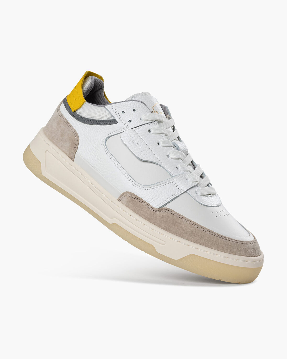 Nemes Mid - Soft Nappa/Suede, White/Yellow, hi-res