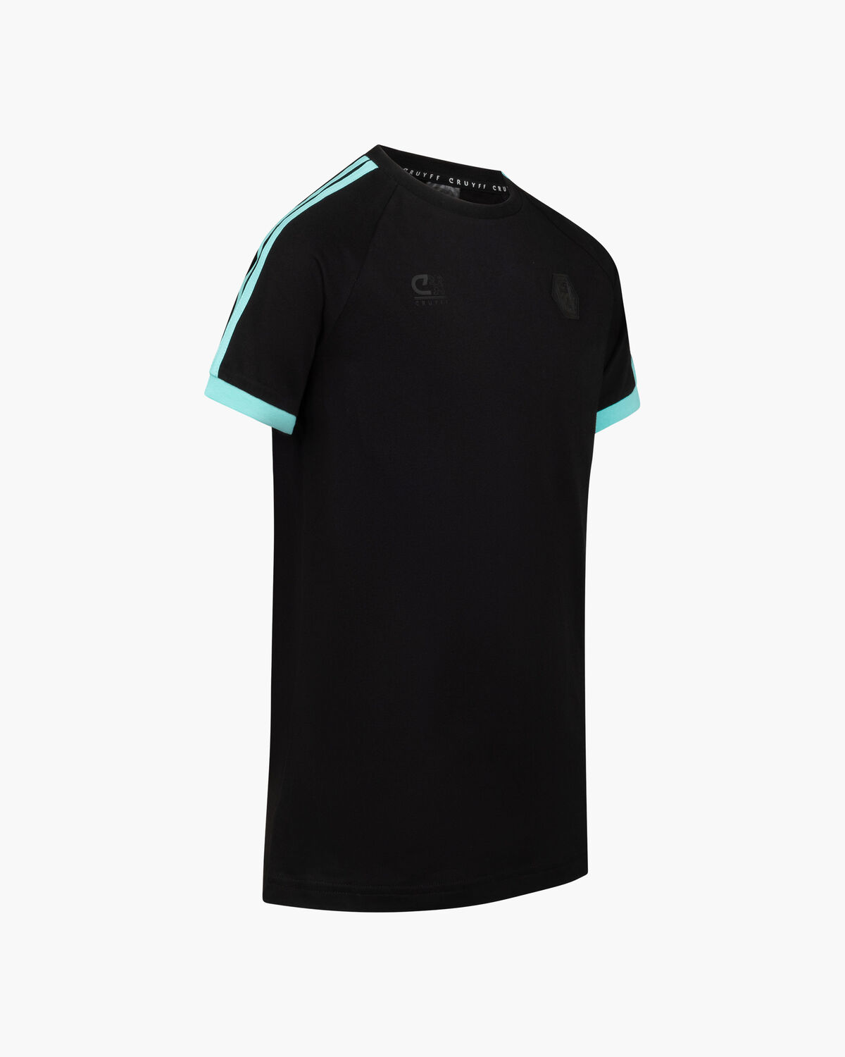 Onyx Tee, Black/Blue, hi-res