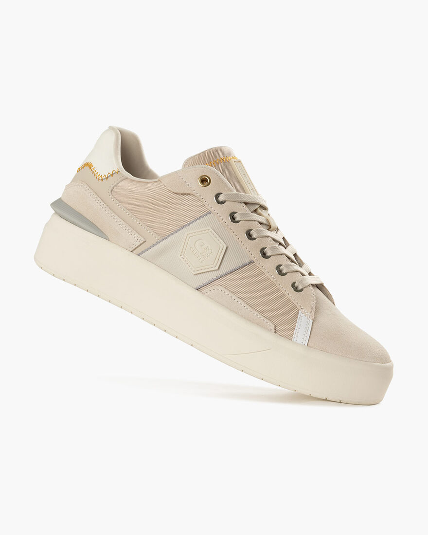 Charco - Nylon Canvas/Suede, Crème, hi-res