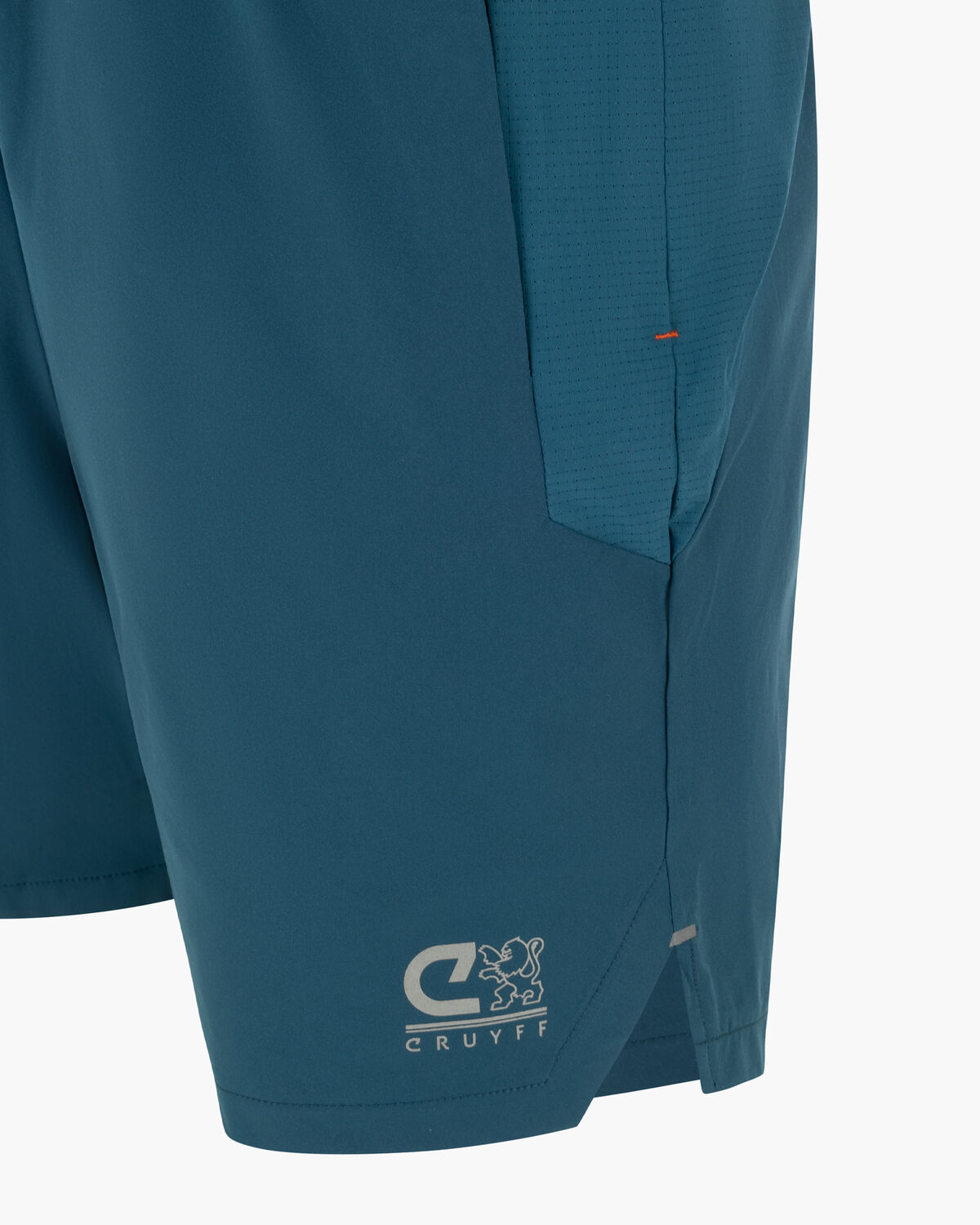 Flame Shorts, Teal, hi-res