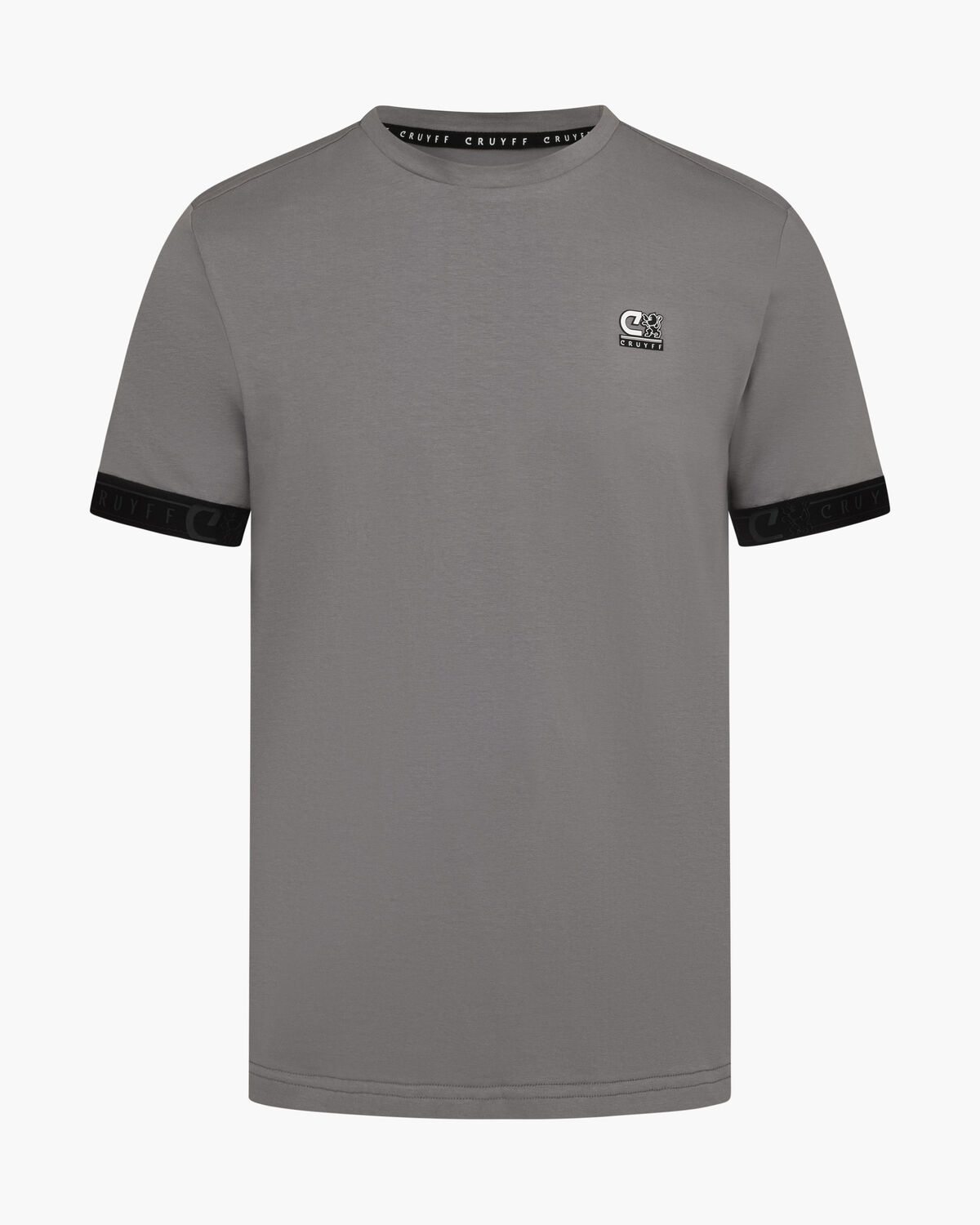 Quartz Cotton Tee, Charcoal Grey, hi-res