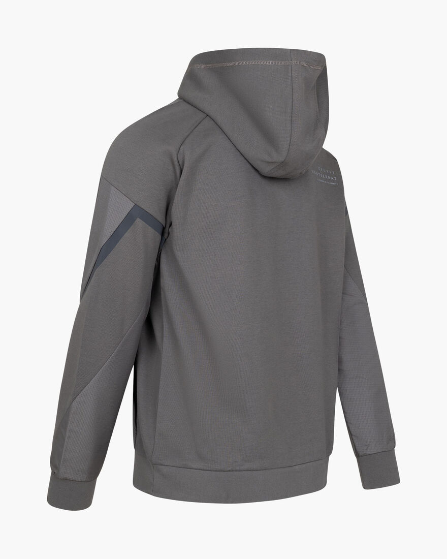 Montserrat Hoodie - Polyester / Cotton, Grey, hi-res