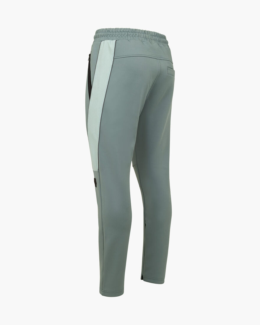 Zayne Scuba Track Pants - 95% Polyester 5% Elastan, Lead Blue, hi-res