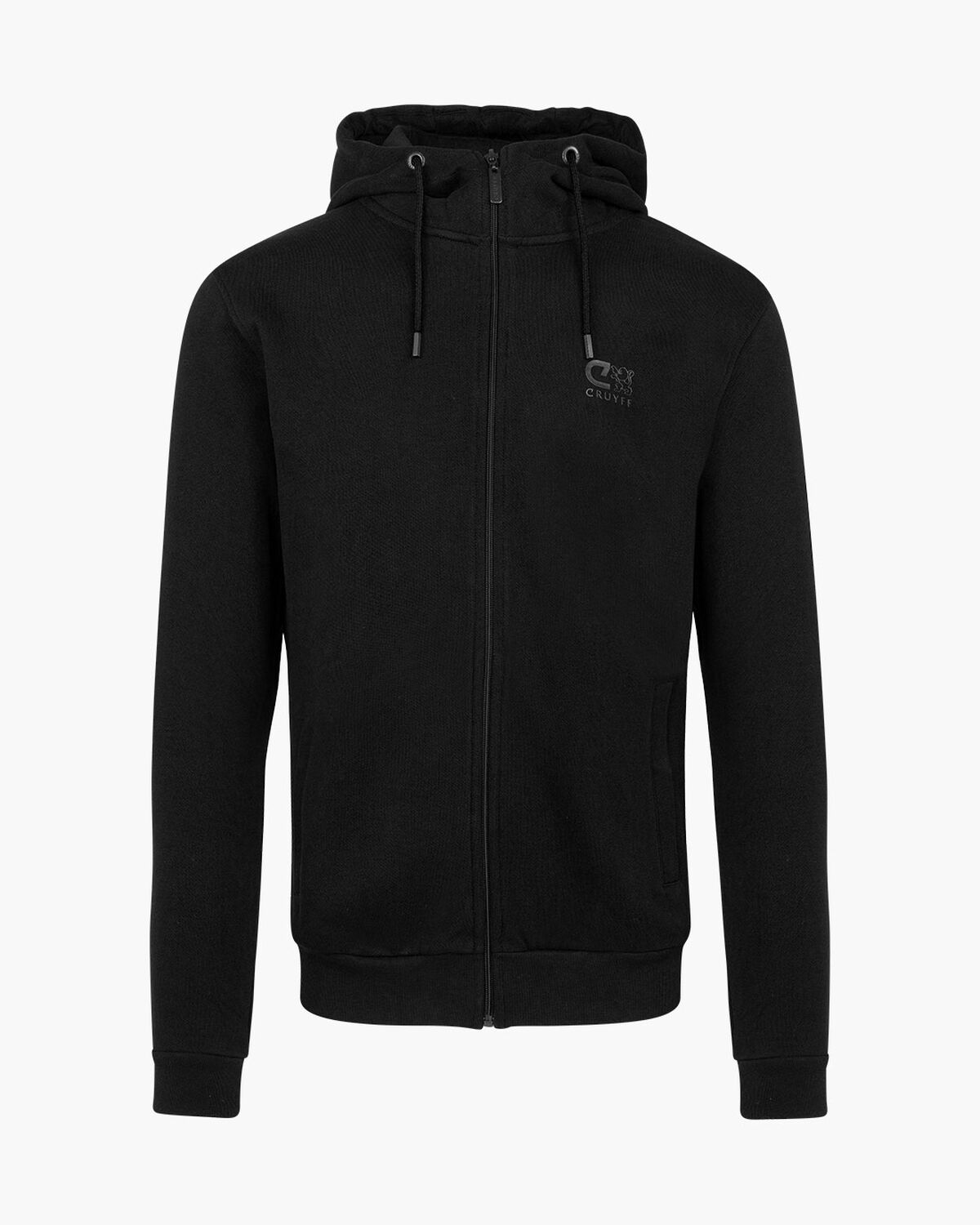Hernandez Zip Thru Hood, Black, hi-res