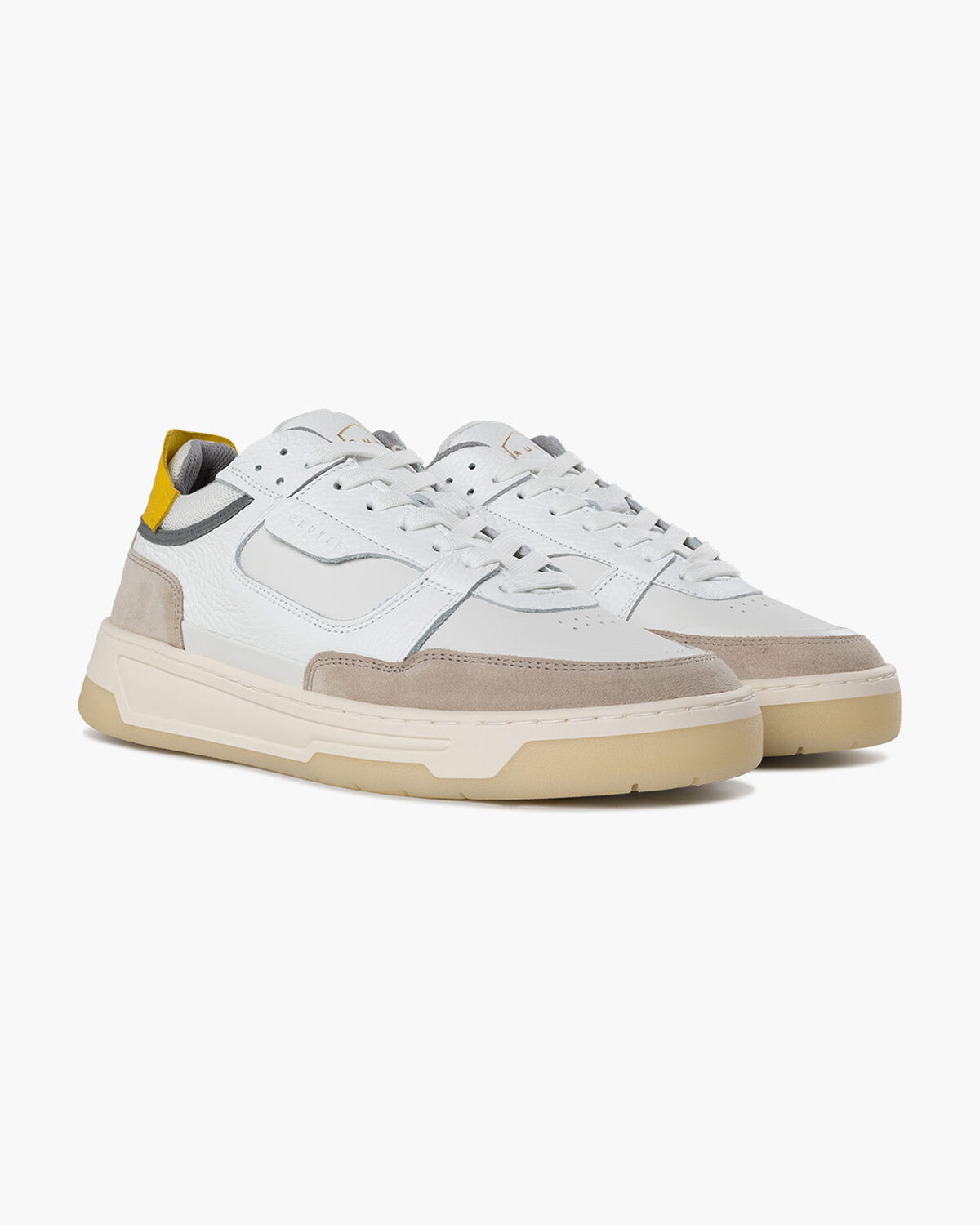 Nemes Mid - Soft Nappa/Suede, White/Yellow, hi-res