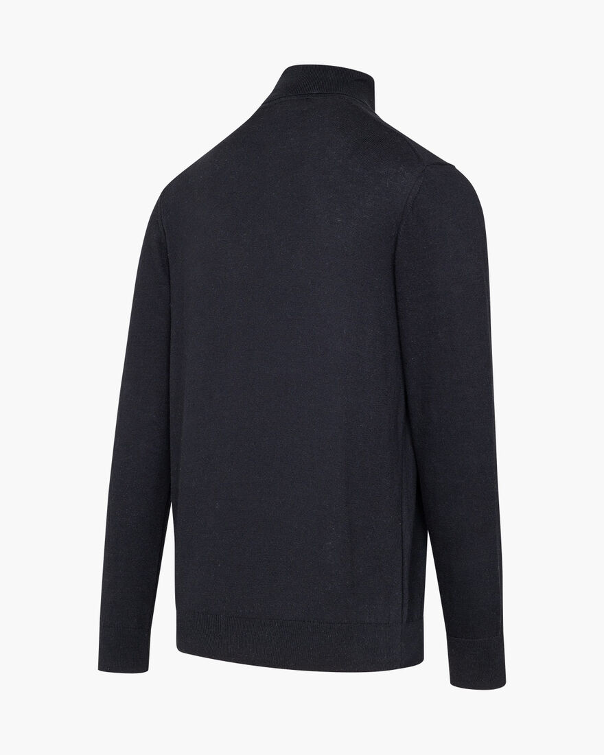 Basco Turtle Neck - Cotton, Black, hi-res