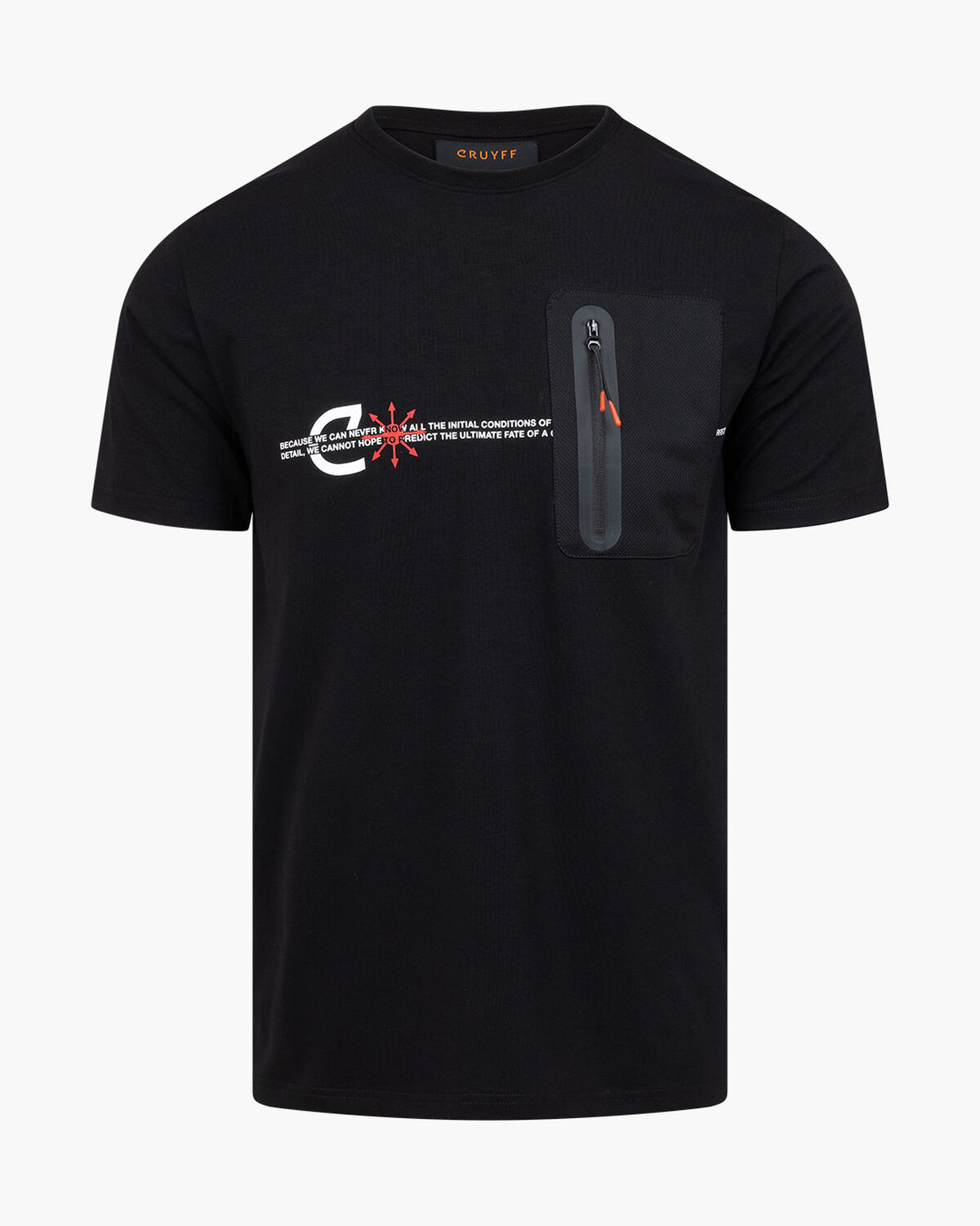Ray Tee - 95% Cotton 5% Elastane, Black, hi-res