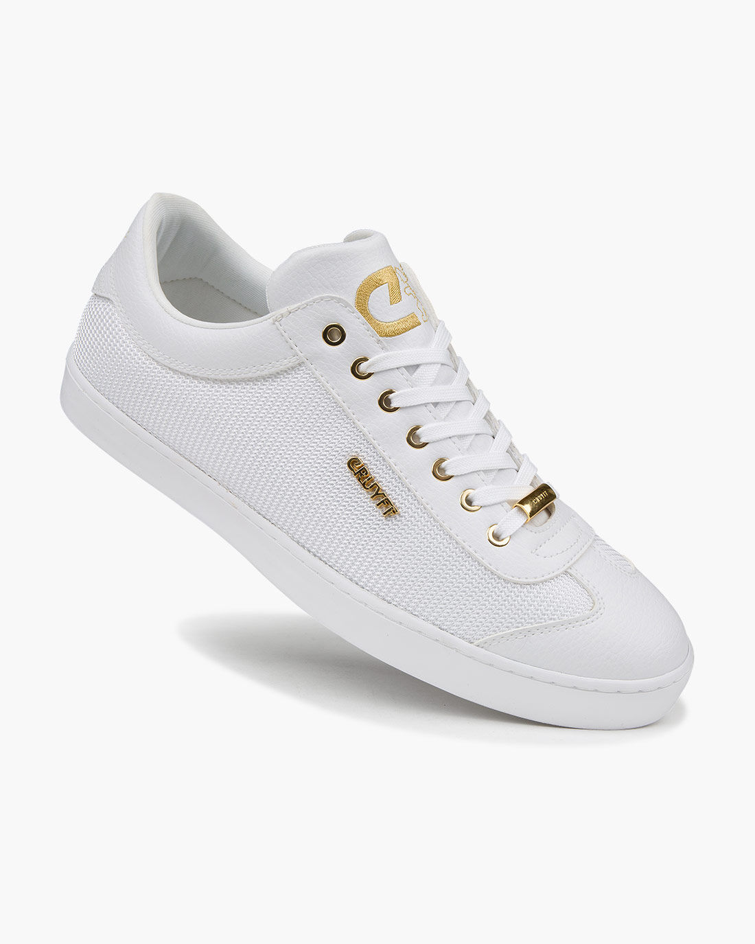 white cruyff trainers