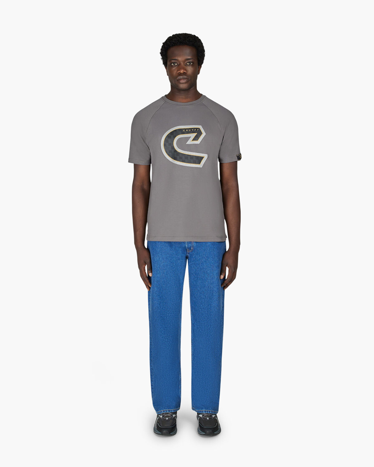 C-Tee, Grey/Gold, hi-res