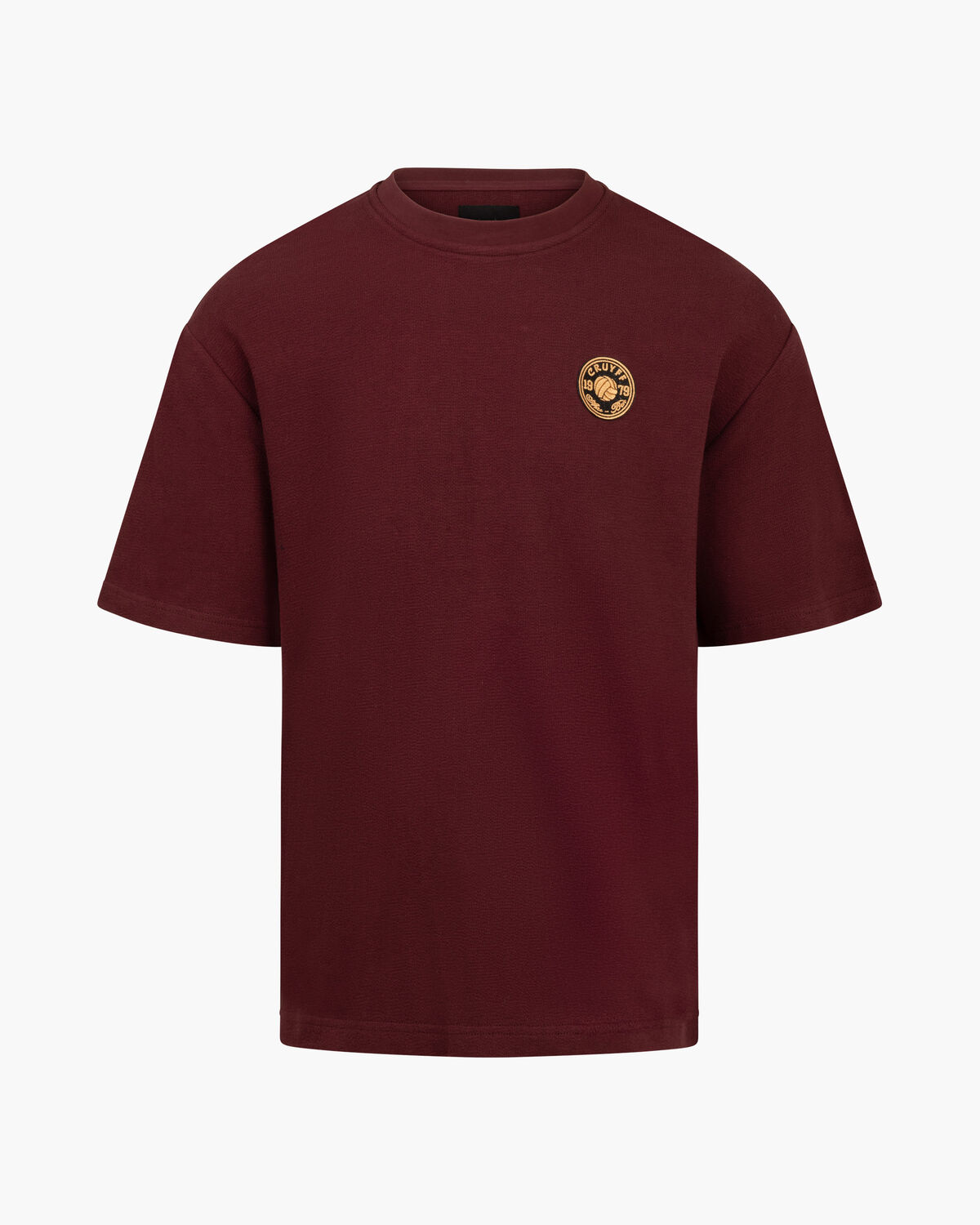 Retro Badge Tee, Wine, hi-res